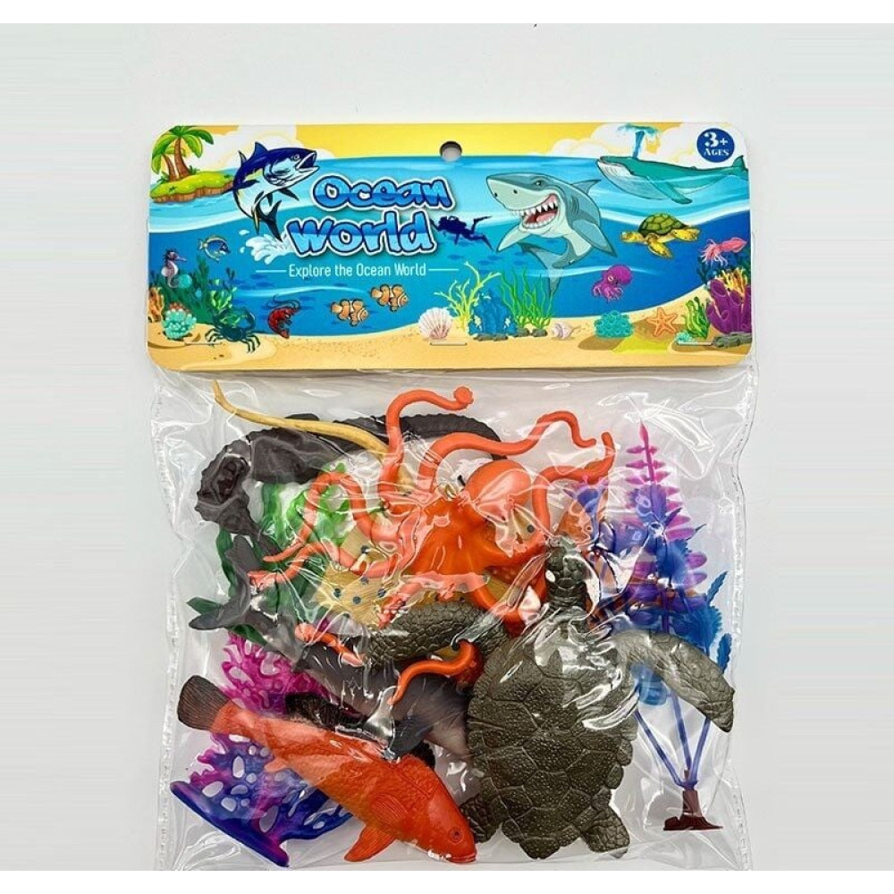 Морські жителі 104-16 (144/2) 8 штук, водорості, в пакеті