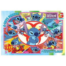 Пазли ТМ "G-Toys" із серії "Stitch", 117 ел. SC617