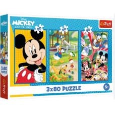 Trefl Пазли "3x80" Mickey&friends Команда Міккі Мауса 34887
