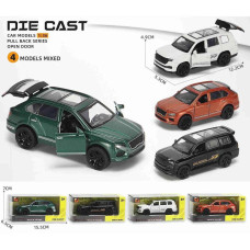 Машинка металл,двери открываются №36131A (15,5*6,5*7 см)