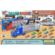 Трейлер Фура з машинками №K136A (40*7,2*15 см)