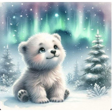 Алмазна мозаїка "Північна казка", 20*20см, на рамці, в кор. 21*21*2,5см, ТМ Dreamtoys S10403