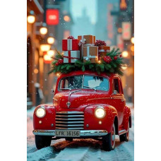 Алмазна мозаїка "Доставка Дива", на підрамнику 30*40см, в кор. 31*41*2,5см, ТМ Dreamtoys S20356