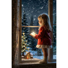 Алмазна мозаїка "Маленька Варта Різдва", на підрамнику 30*40см, в кор. 31*41*2,5см, ТМ Dreamtoys S20358