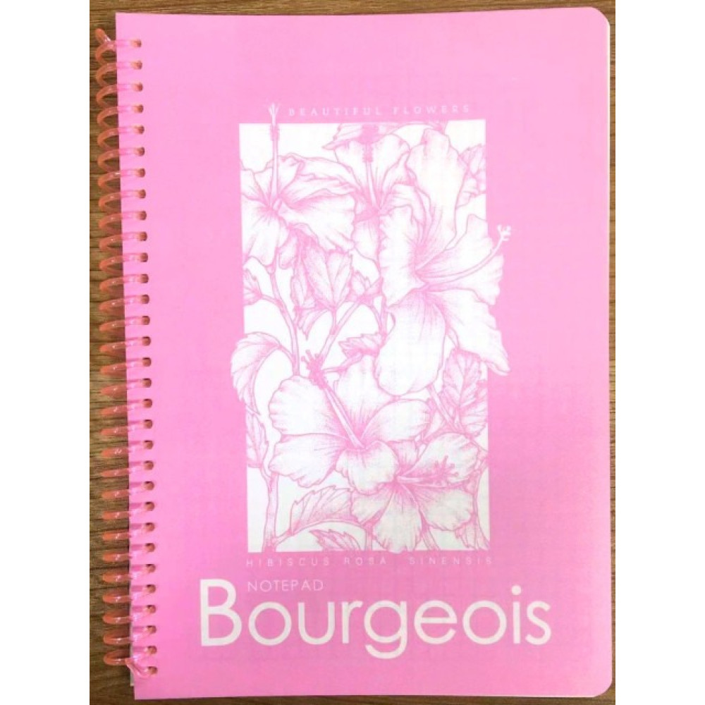 Блокнот на спіралі А5, 80 аркушів, 60 г/м2, блок у клітинку, N9625