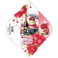 Конверт для грошей розмір 8,4 см х 16,7 см КВ 25-05