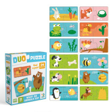 Пазл ДУО «Хто що їсть» 300691