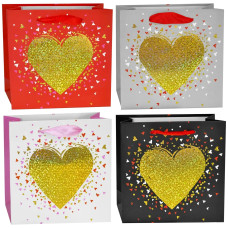 Подарунковий новорічний пакет S (18х23х8 см) 1986S