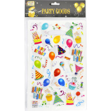 Подарунковий пакет поліпропіленовий ціна за уп 10шт16,5x25,5 cм) 169574