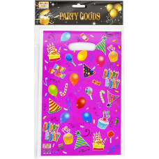 Подарунковий пакет поліпропіленовий за уп 10шт (16,5x25,5 cм) 169576