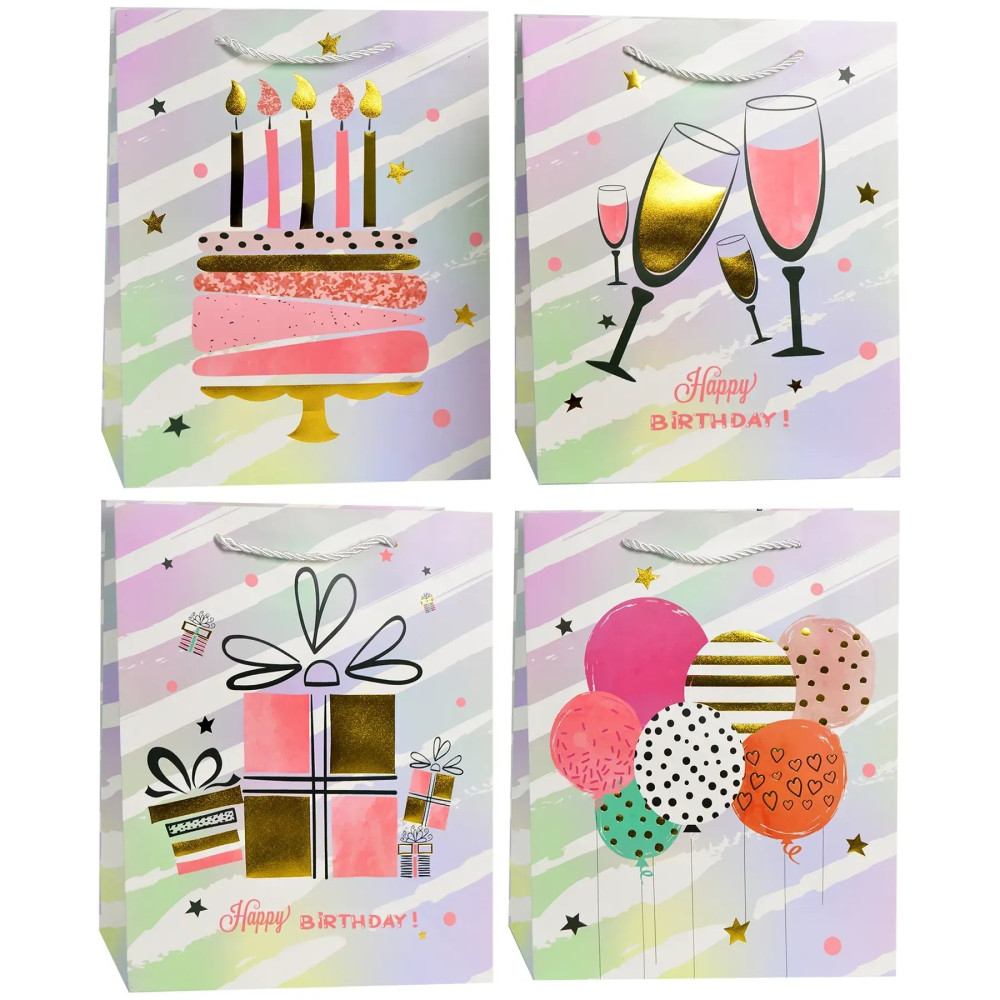 Подарунковий паперовий пакет L (31x42x12 см) 31090L