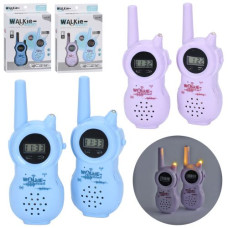 Рація 2533 (24шт) 2шт, 13см, світло, електронний годинник, 2 кольори, на бат-ці, в кор-ці, 16,5-26-4см