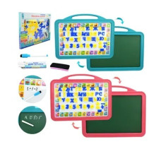 Дошка 2-х стор PL-7061 (36шт/2) укр магніт букви+цифри, крейда, маркер,стирачка, в кор. 42,5 * 34,2 * 2,5CM