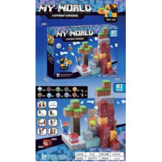 МАГНІТНИЙ КОНСТРУКТОР БЛОКИ ТА ФIГУРКИ168дет MINECRAFT 8403