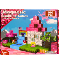 Конструктор магнітний "Minecraft", 100дет коробці 21*21см