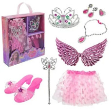 Аксесуари для дівчат YH205-9 (48шт/2) крила, спідничка, туфлі, аксес короб. 29*31*6.5