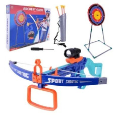 Арбалет ZG270-362 (16шт) 3 стріли на присосках, сагайдак, тир з мішенью, оптичній приціл, короб. 51*40*9см