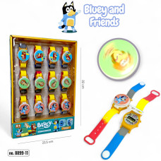 ДИТЯЧИЙ ГОДИННИК СОБАКА 8899-11 (В БЛОЦІ 12 ШТ)