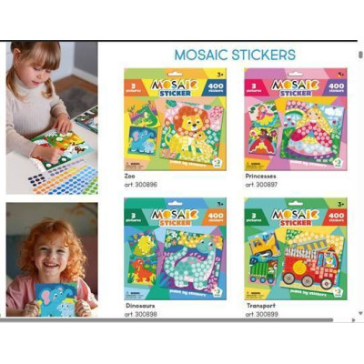 Набір для творчості. Мозаїка зі стікерами «Принцеси»300897