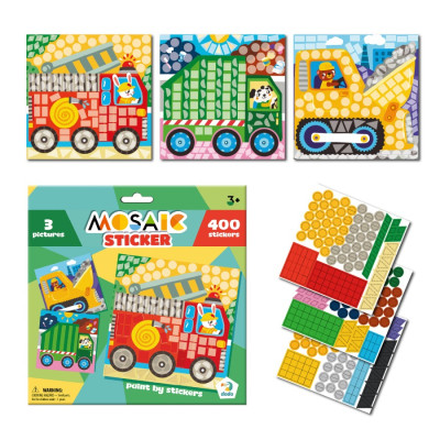 Набір для творчості. Мозаїка зі стікерами «Транспорт» 300899