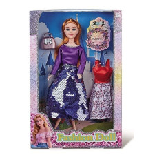 Лялька 8675-9 (48) висота: 30 см, шарнірні з’єднання суглобів, голова та руки гума, знімний одяг та взуття, аксесуари, в коробці