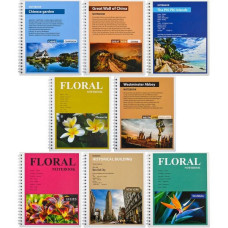 Блокнот B5 Color "KRAFT" 80 арк, клітинка, спіраль TR5680K (90770)