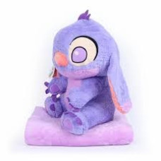 Стіч з пледом  фіолетовий HS-8070 40см