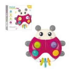 Музичне брязкальце G 310 Штрихкод=40218 (48) підсвічування, мелодії, звуки, пальчикові ігри, гумові гризунці, в коробці