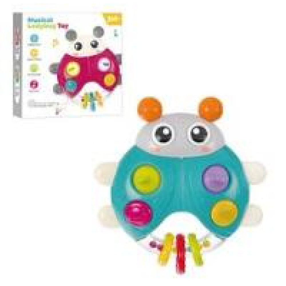 Музичне брязкальце G 310 Штрихкод=40225 (48) підсвічування, мелодії, звуки, пальчикові ігри, гумові гризунці, в коробці