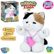 Кіт M 6210 I UA (12шт) 32см, сенсорний, музика-звук(укр), 2 колискові, 2 казки, засинає, повтор, м'яка іграшка, на бат-ці, в кор-ці, 22-32,5-18см