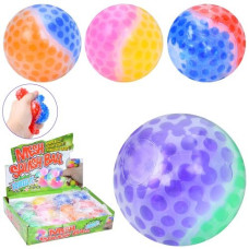 Іграшка MS 3994 (144шт) антистрес, 6 см, орбіз, 4 кольори, в пакеті, 12 шт в дисплеї, 26-20-6,5см