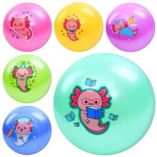 М'яч дитячий MS 3736 (120шт) 9 дюймів, малюнок, 60г, 6видів/6 кольорів