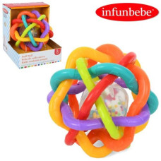 М'яч ігровий PL0110 (12шт) 12см, брязкальце, в кор-ці, 13-15-13см