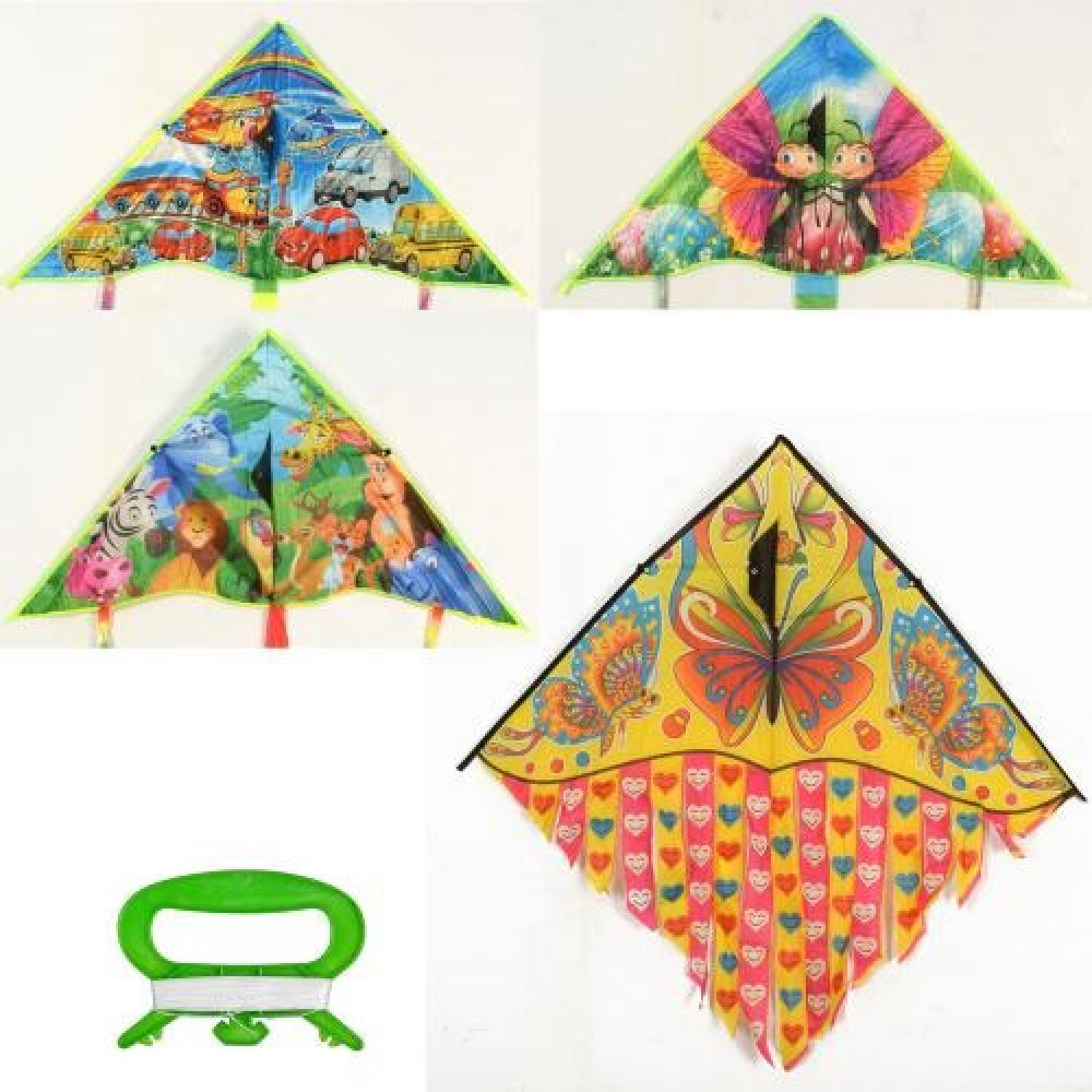 Повітряний змій MR 0435 (100шт) ширина110см, довж.55см,хвіст65см,мікс видів,кул, 9-74-1,5см