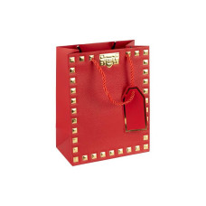 Пакет подарунковий 18х23х10 см із тисненням фольгою RED HL-1905 (124825)