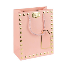 Пакет подарунковий 31х42х12 см із тисненням фольгою PINK HL-1917 (124837)