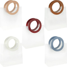 Пакет подарунковий 25х22х12 см пластиковий з ручками HL-317 (125011)