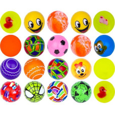 М'яч "Пострибунчик" різнокольоровий, 45 мм 14-35 (90118) 50 ШТ