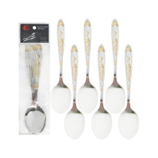 Набір чайних ложок 6шт "Золотий птах" 16см 115г "C" 802-TS (87744)