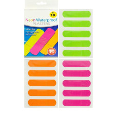 Пластир 7,2x1,9 см 40 шт "Neon Waterproof" 58290 (106292)