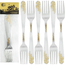 Набір столових виделок 6шт 21см 185г "C" 817-BF (124275)
