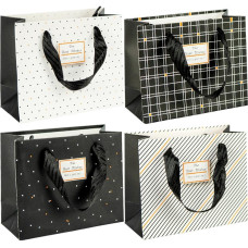Пакет подарунковий 32х11х26 см горизонтальний з принтом HL-103/DF-348M (124919)