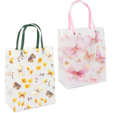 Пакет подарунковий 24х18х10 см пластиковий з ручками HL-308 (125006)