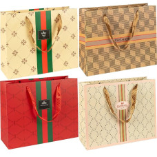 Пакет подарунковий 32х11х26 см горизонтальний з принтом HL-106/DF-349M (124922)