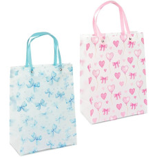 Пакет подарунковий 24х18х10 см пластиковий з ручками HL-306 (125004)