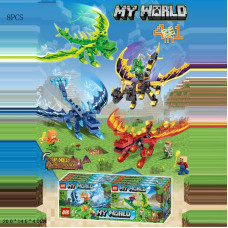 Конструктор арт. JX144 (240шт/2)   93-100дет. 8шт у дисплей боксі 20*14,5*4см