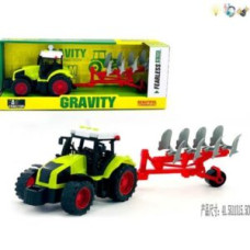 Трактор арт. 666-183A (36шт) батар.,свiтло,звук,у короб.41,5*11*15,5см