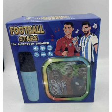 ПОРТАТИВНА КОЛОНКА З КАРАОКЕ Футболісти  МІКРОФОНОМ 2 шт  K12D