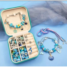 Набір для створення браслетів у коробці PANDORA в коробці Котики Блакитна