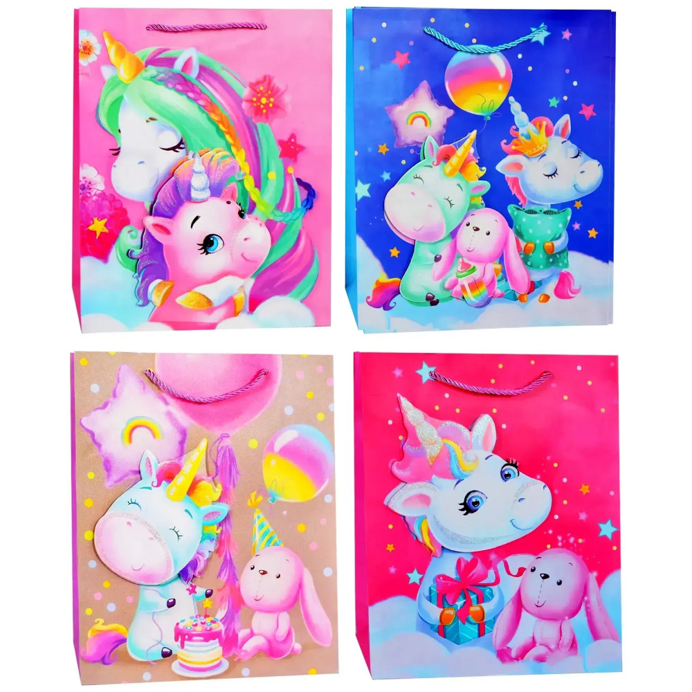 Подарунковий паперовий пакет M (25x32x11 см) 6005M